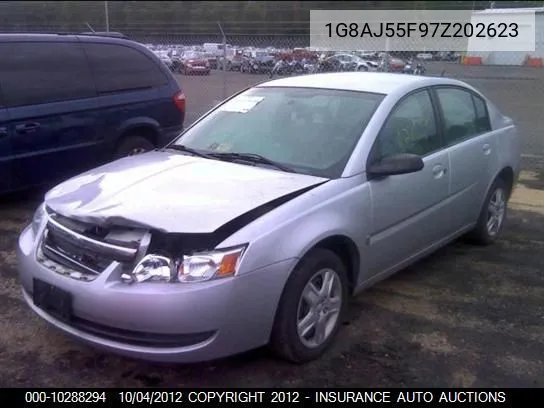 2007 Saturn Ion Level 2 VIN: 1G8AJ55F97Z202623 Lot: 10288294