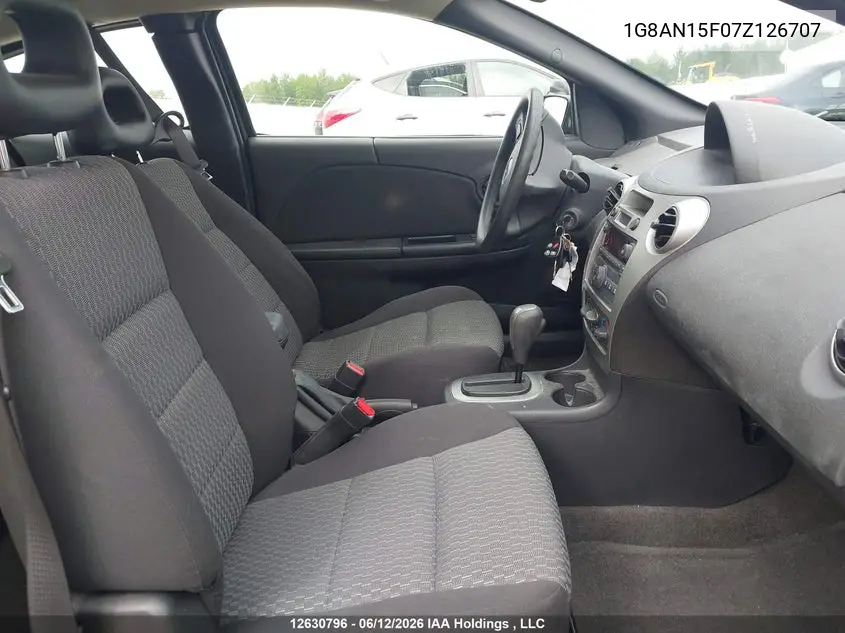 2007 Saturn Ion Level 2 VIN: 1G8AN15F07Z126707 Lot: 12630796
