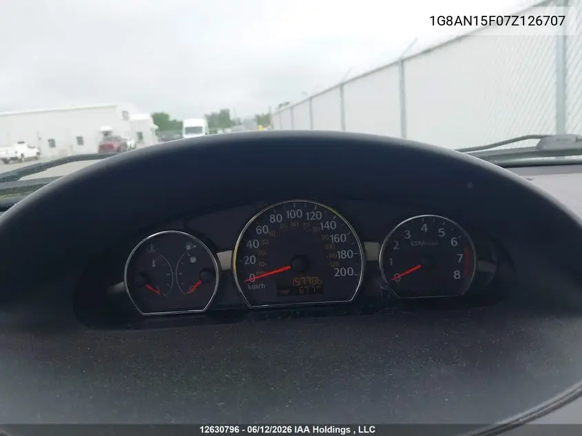 2007 Saturn Ion Level 2 VIN: 1G8AN15F07Z126707 Lot: 12630796