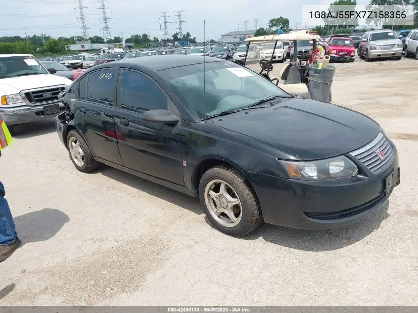 2007 Saturn Ion 2 VIN: 1G8AJ55FX7Z158356 Lot: 42450130