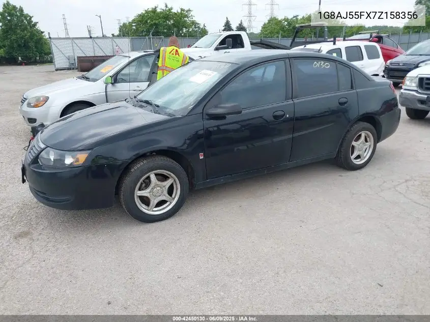 2007 Saturn Ion 2 VIN: 1G8AJ55FX7Z158356 Lot: 42450130