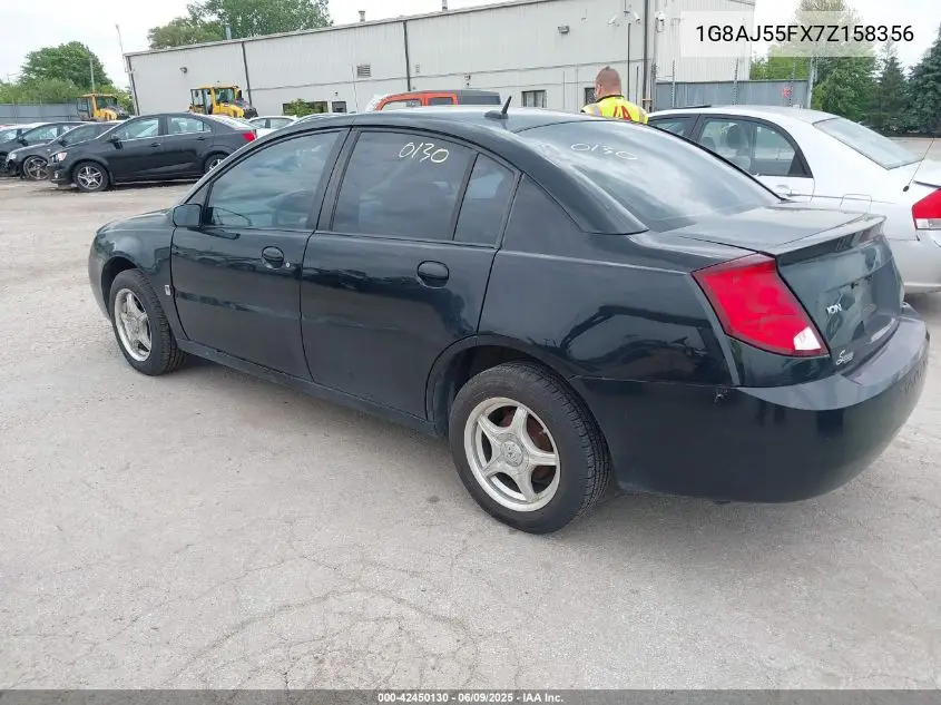 2007 Saturn Ion 2 VIN: 1G8AJ55FX7Z158356 Lot: 42450130
