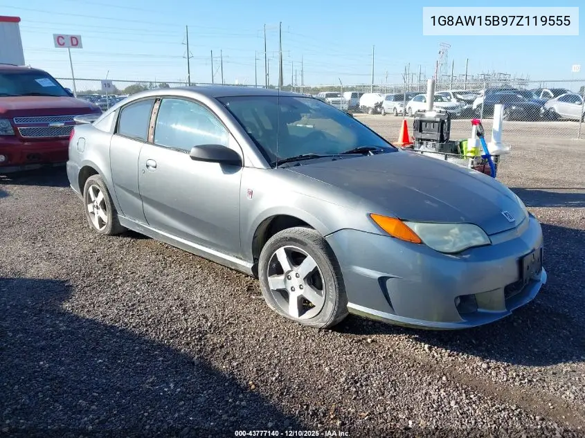 2007 Saturn Ion 3 VIN: 1G8AW15B97Z119555 Lot: 43777140
