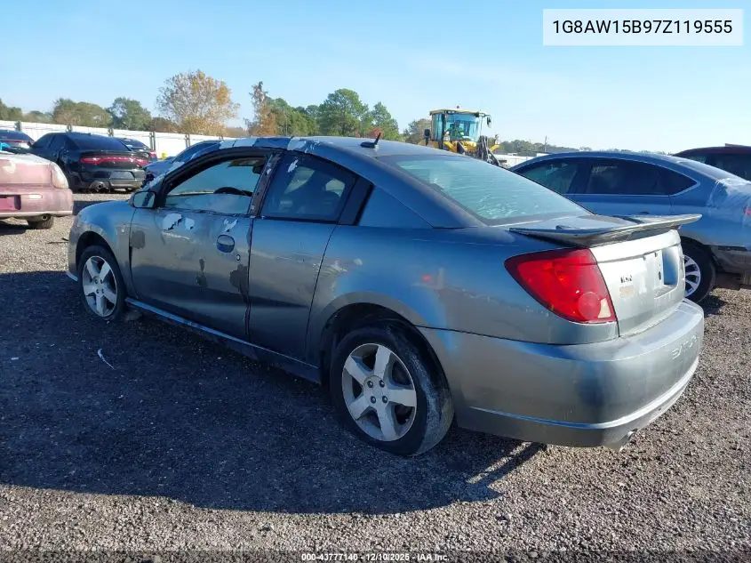 2007 Saturn Ion 3 VIN: 1G8AW15B97Z119555 Lot: 43777140