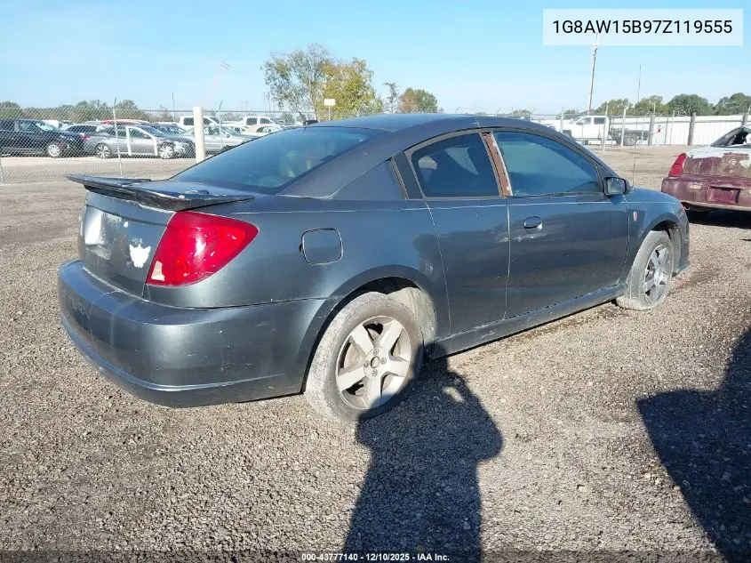 2007 Saturn Ion 3 VIN: 1G8AW15B97Z119555 Lot: 43777140