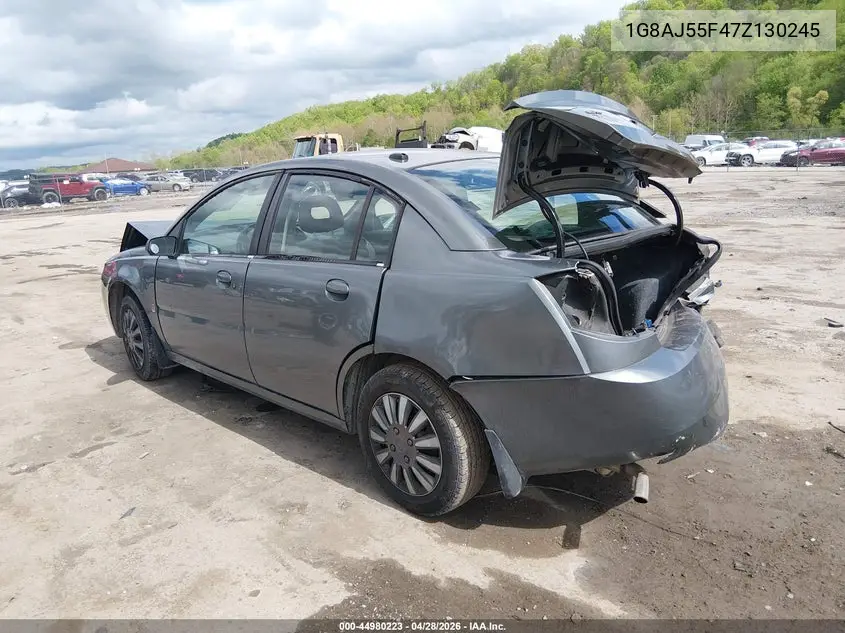 2007 Saturn Ion 2 VIN: 1G8AJ55F47Z130245 Lot: 44980223
