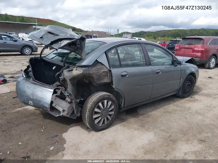 2007 Saturn Ion 2 VIN: 1G8AJ55F47Z130245 Lot: 44980223