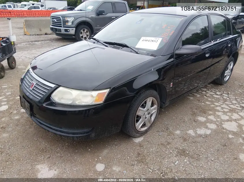 2007 Saturn Ion 2 VIN: 1G8AJ55F57Z180751 Lot: 45042852