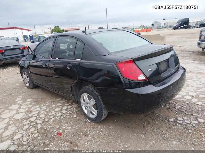 2007 Saturn Ion 2 VIN: 1G8AJ55F57Z180751 Lot: 45042852