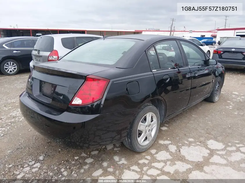 2007 Saturn Ion 2 VIN: 1G8AJ55F57Z180751 Lot: 45042852