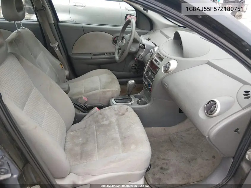 2007 Saturn Ion 2 VIN: 1G8AJ55F57Z180751 Lot: 45042852