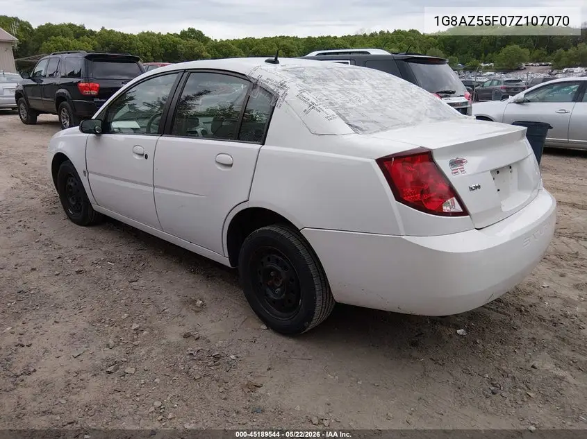 2007 Saturn Ion 2 VIN: 1G8AZ55F07Z107070 Lot: 45189544