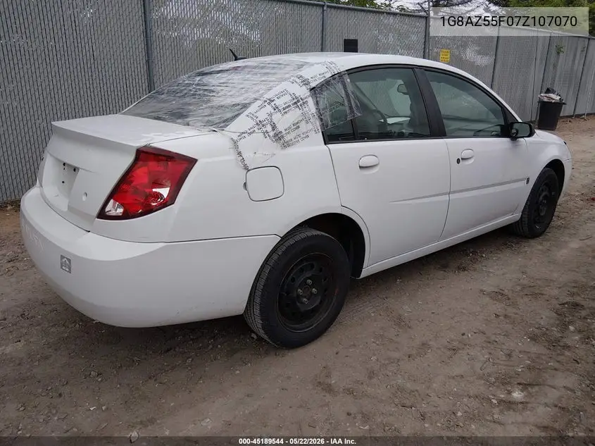 2007 Saturn Ion 2 VIN: 1G8AZ55F07Z107070 Lot: 45189544