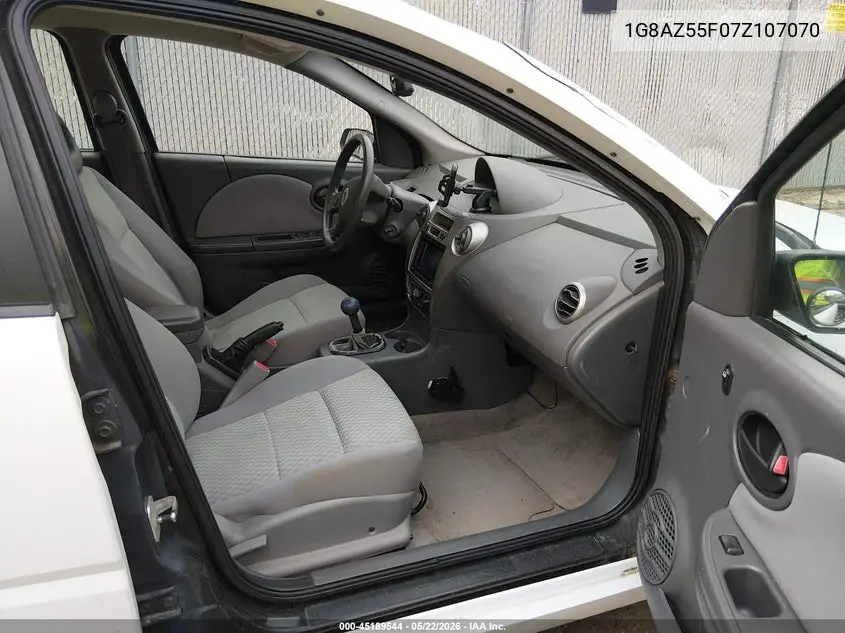 2007 Saturn Ion 2 VIN: 1G8AZ55F07Z107070 Lot: 45189544