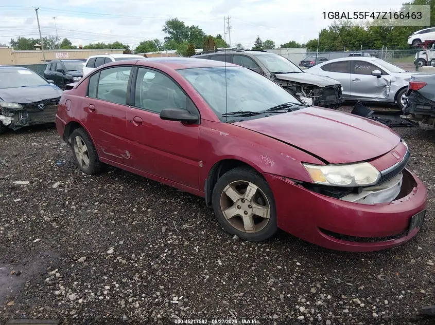 2007 Saturn Ion 3 VIN: 1G8AL55F47Z166463 Lot: 45217592