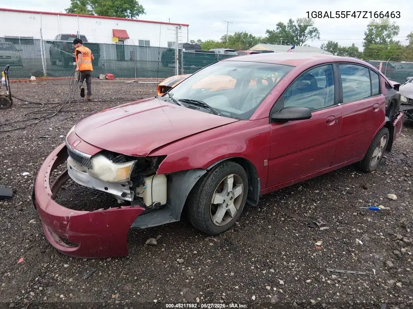2007 Saturn Ion 3 VIN: 1G8AL55F47Z166463 Lot: 45217592