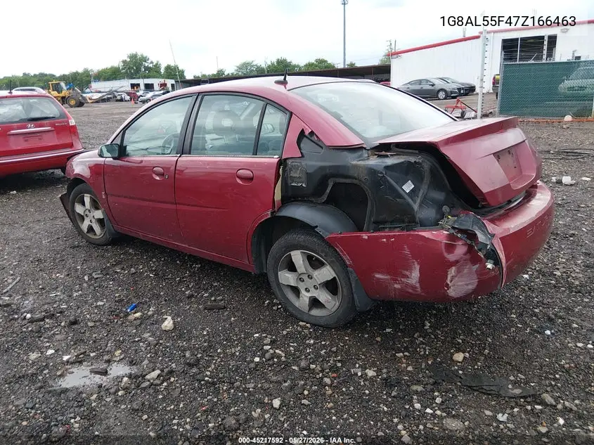 2007 Saturn Ion 3 VIN: 1G8AL55F47Z166463 Lot: 45217592