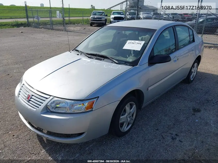 2007 Saturn Ion 2 VIN: 1G8AJ55F17Z168970 Lot: 45507394