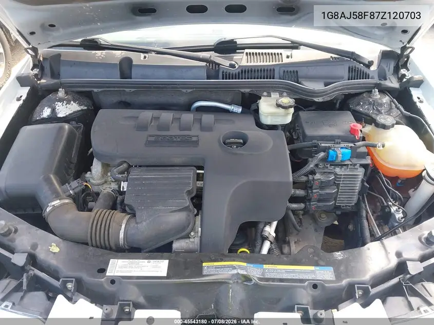 2007 Saturn Ion 2 VIN: 1G8AJ58F87Z120703 Lot: 45543180