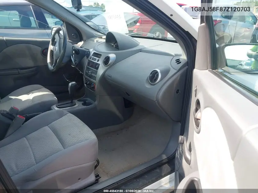 2007 Saturn Ion 2 VIN: 1G8AJ58F87Z120703 Lot: 45543180