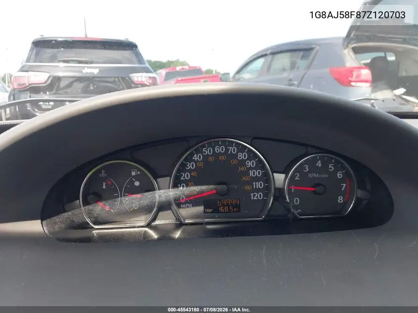 2007 Saturn Ion 2 VIN: 1G8AJ58F87Z120703 Lot: 45543180