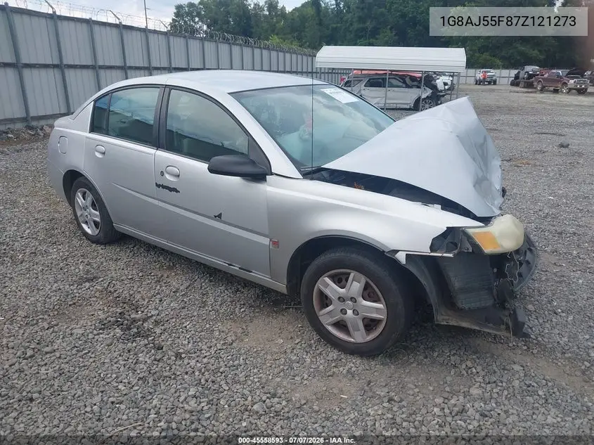 2007 Saturn Ion 2 VIN: 1G8AJ55F87Z121273 Lot: 45558593