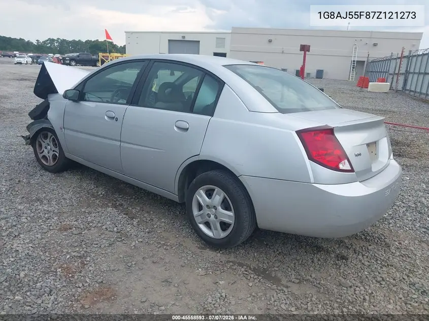 2007 Saturn Ion 2 VIN: 1G8AJ55F87Z121273 Lot: 45558593
