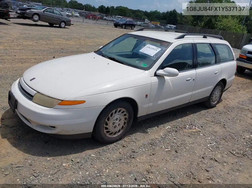 2001 Saturn Lw200 VIN: 1G8JU84FX1Y537137 Lot: 45624929