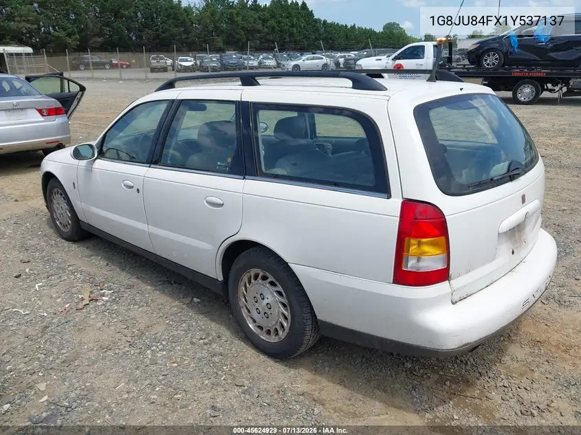 2001 Saturn Lw200 VIN: 1G8JU84FX1Y537137 Lot: 45624929