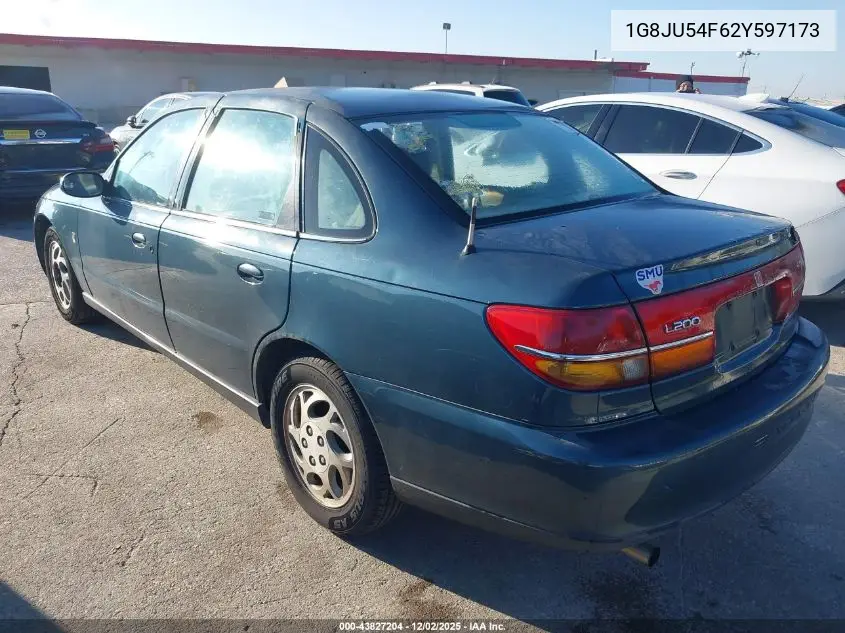 2002 Saturn L-Series L200 VIN: 1G8JU54F62Y597173 Lot: 43827204