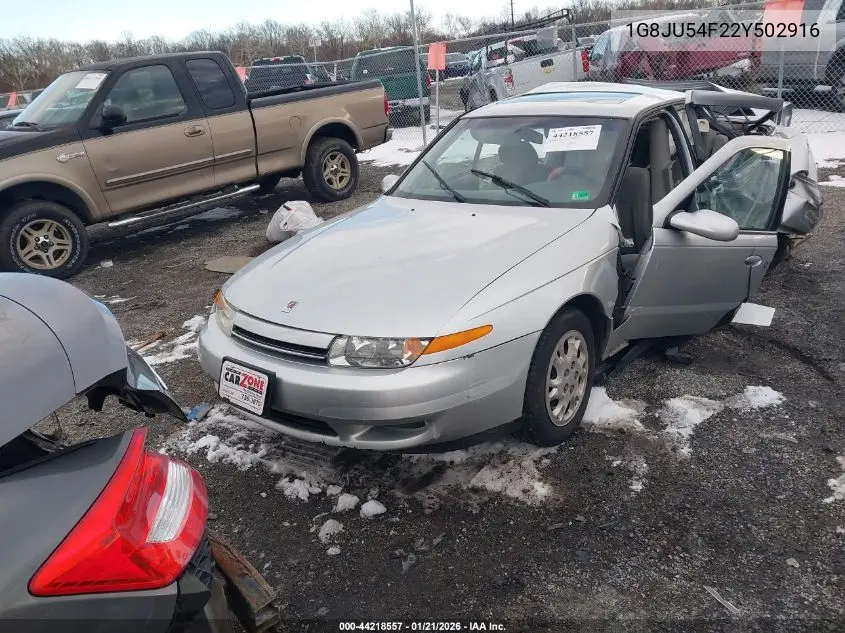 2002 Saturn L-Series L200 VIN: 1G8JU54F22Y502916 Lot: 44218557