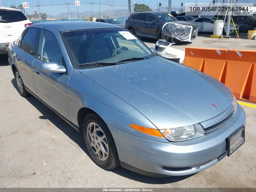 2002 Saturn L-Series L200 VIN: 1G8JU54F22Y567944 Lot: 44549682