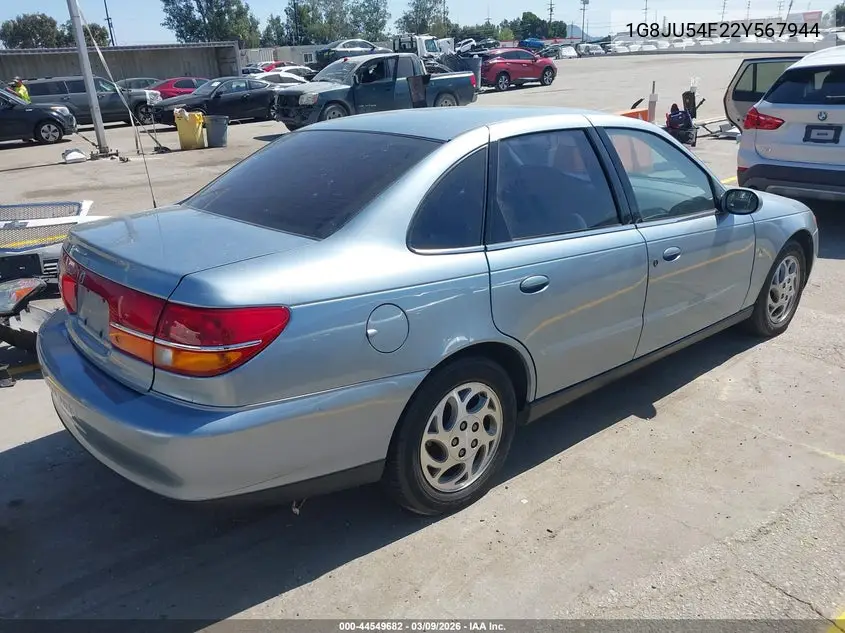2002 Saturn L-Series L200 VIN: 1G8JU54F22Y567944 Lot: 44549682