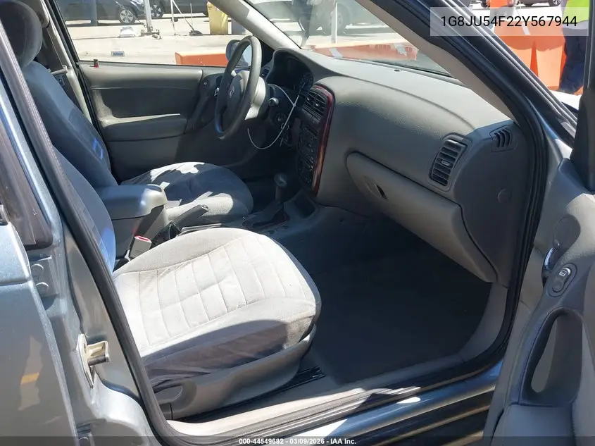 2002 Saturn L-Series L200 VIN: 1G8JU54F22Y567944 Lot: 44549682