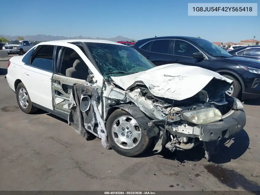 2002 Saturn L-Series L200 VIN: 1G8JU54F42Y565418 Lot: 45193384