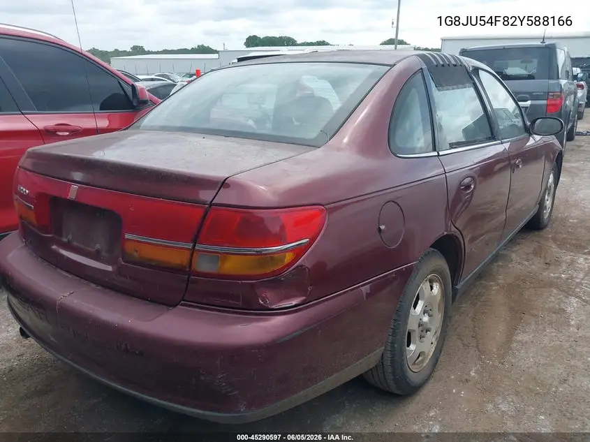 2002 Saturn L-Series L200 VIN: 1G8JU54F82Y588166 Lot: 45290597