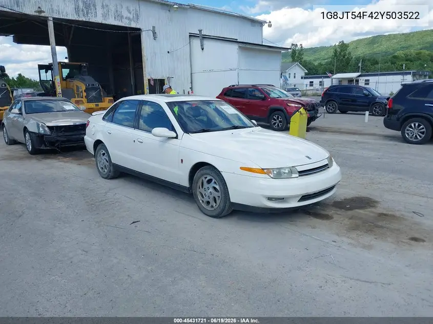 2002 Saturn L-Series L200 VIN: 1G8JT54F42Y503522 Lot: 45431721