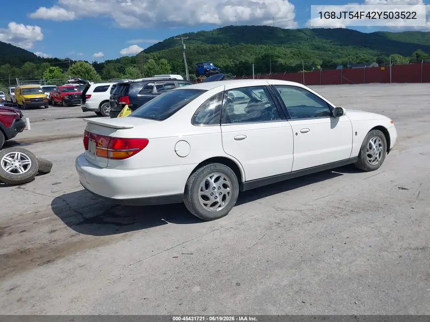 2002 Saturn L-Series L200 VIN: 1G8JT54F42Y503522 Lot: 45431721