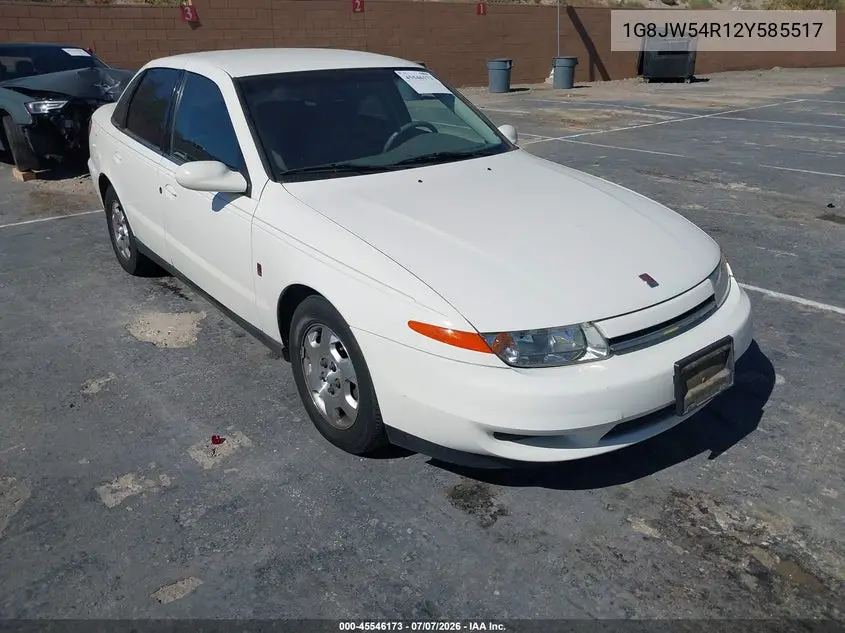 2002 Saturn L-Series L300 VIN: 1G8JW54R12Y585517 Lot: 45546173