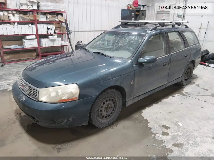 2003 Saturn L-Series Lw200 VIN: 1G8JU84F43Y561968 Lot: 44896964