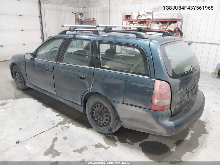 2003 Saturn L-Series Lw200 VIN: 1G8JU84F43Y561968 Lot: 44896964
