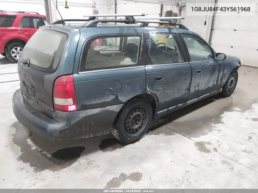 2003 Saturn L-Series Lw200 VIN: 1G8JU84F43Y561968 Lot: 44896964