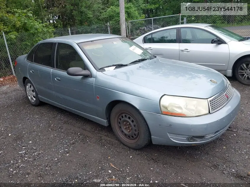 2003 Saturn L-Series L200 VIN: 1G8JU54F23Y544178 Lot: 45062798