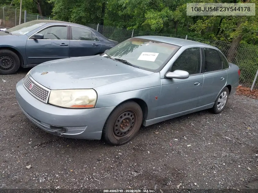2003 Saturn L-Series L200 VIN: 1G8JU54F23Y544178 Lot: 45062798