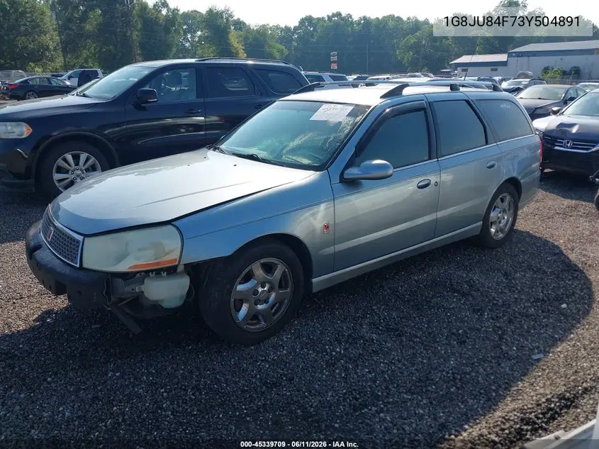 2003 Saturn L-Series Lw200 VIN: 1G8JU84F73Y504891 Lot: 45339709