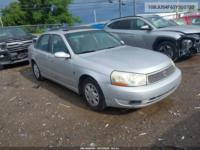 2003 Saturn L-Series L200 VIN: 1G8JU54F63Y500720 Lot: 45367054