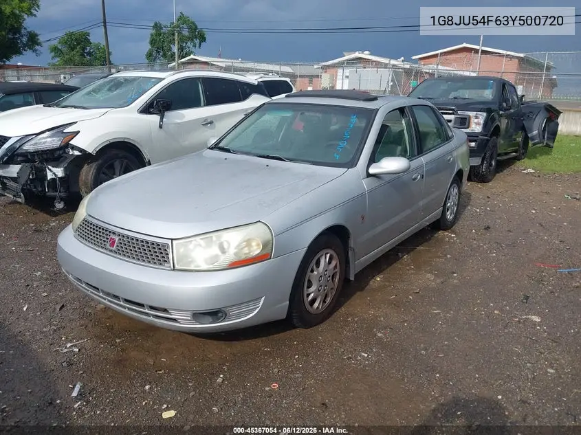 2003 Saturn L-Series L200 VIN: 1G8JU54F63Y500720 Lot: 45367054