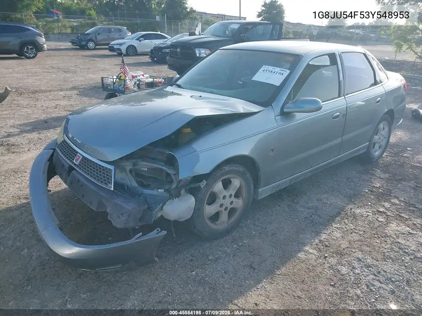 2003 Saturn L-Series L200 VIN: 1G8JU54F53Y548953 Lot: 45584198