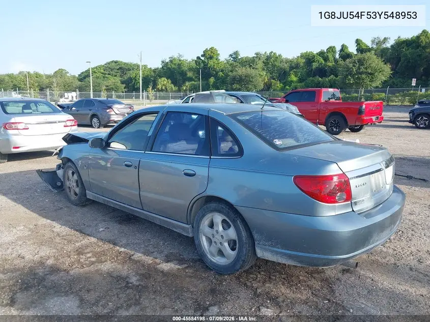 2003 Saturn L-Series L200 VIN: 1G8JU54F53Y548953 Lot: 45584198