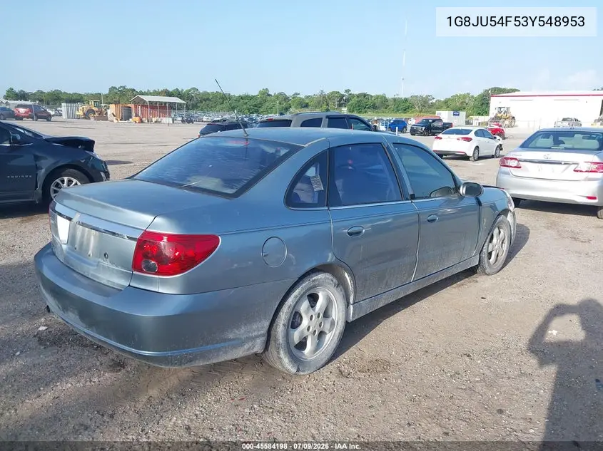 2003 Saturn L-Series L200 VIN: 1G8JU54F53Y548953 Lot: 45584198